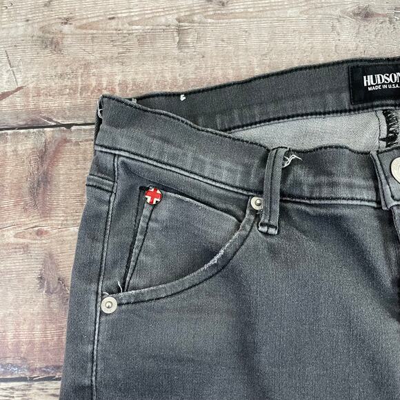 Hudson Jeans Women's Size 27 Gray Lilly Mid Rise Ankle Skinny Denim Flap Pockets - Picture 5 of 15